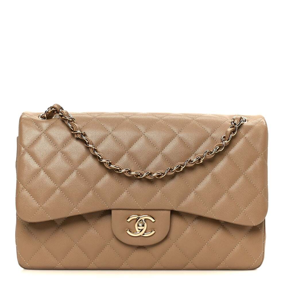 Chanel Caviar Quilted Jumbo Double Flap #265095C69B